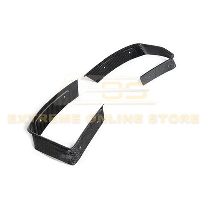C8 Corvette Stingray Carbon Fiber Rear Diffuser Exhaust Bezels