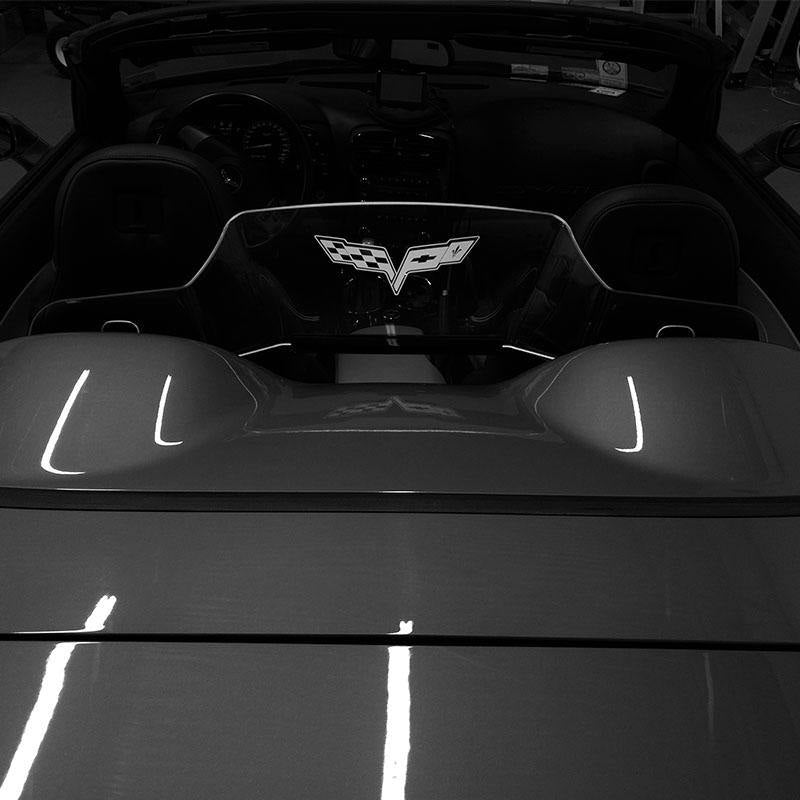 2005 - 13 C6 Corvette Convertible Rear Add on Wind Deflector | WindRestrictor®