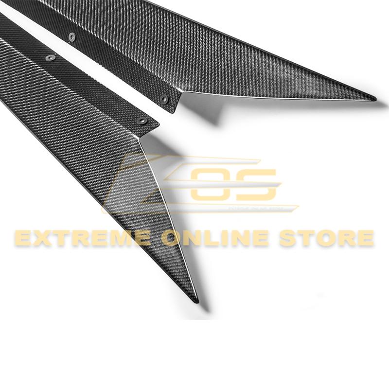 C8 Corvette Z51 Add-on Carbon Fiber Side Skirts Rocker Panels