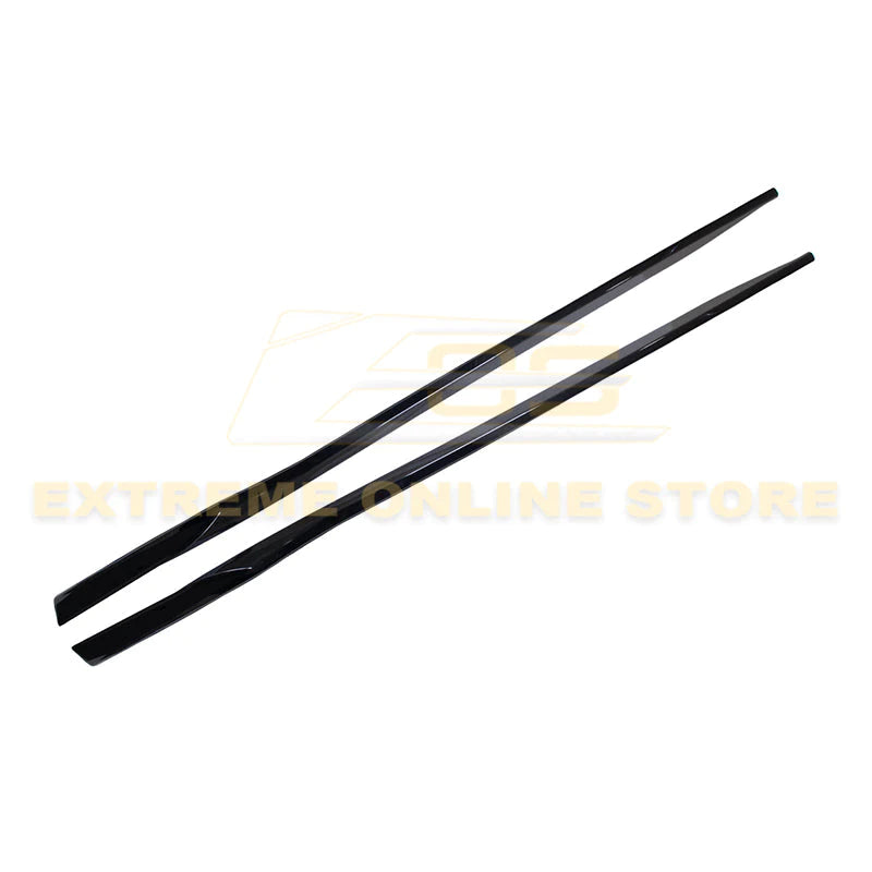2016 - 24 Camaro 1LE Refresh Style Side Skirts (Unpainted / Gloss Black)