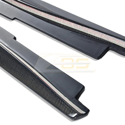 2016 - 19 Cadillac CTS-V Carbon Fiber Front Splitter &amp; Side Skirts Rockers