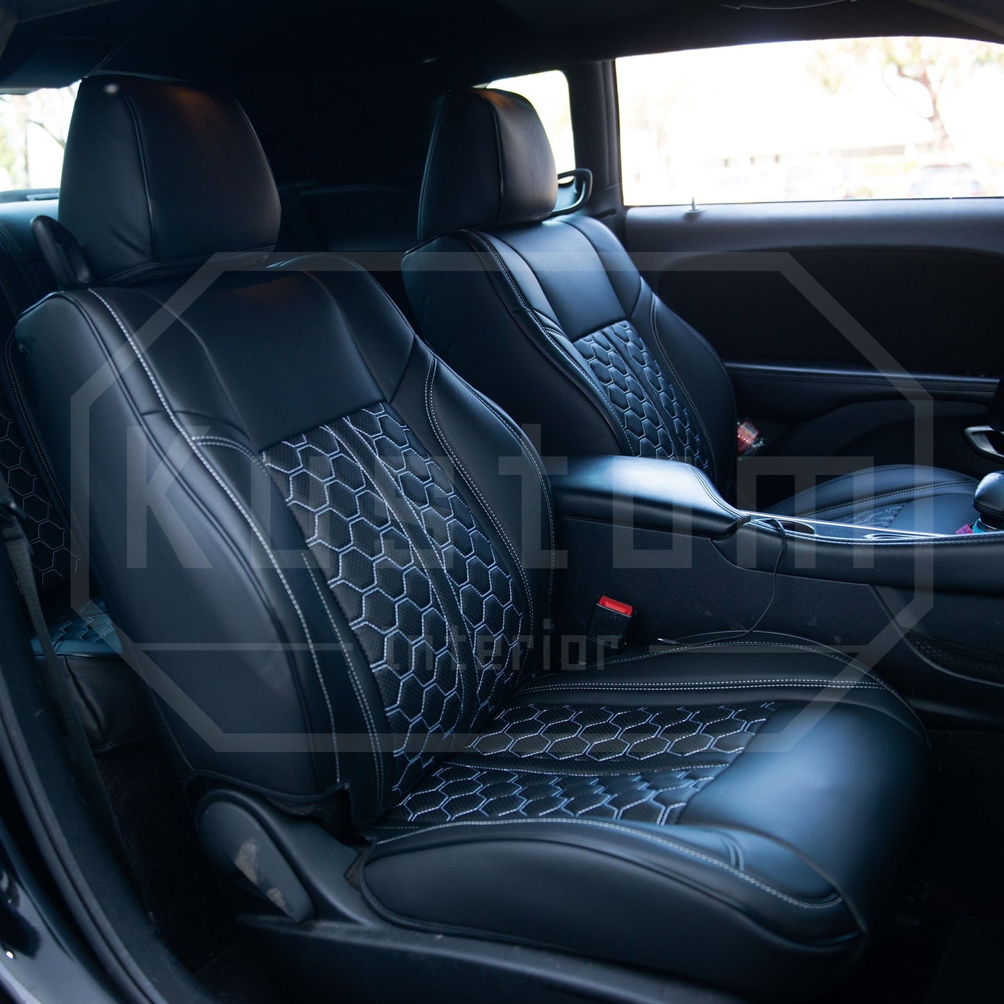 2015 - 23 Dodge Charger Colored Leather Seat Covers