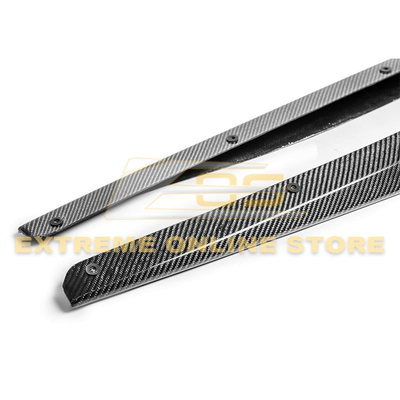 C8 Corvette Z51 Add-on Carbon Fiber Side Skirts Rocker Panels