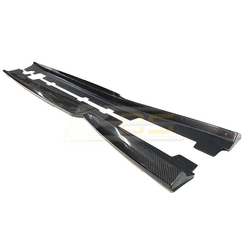 2016 - 24 Camaro SS T6 Carbon Fiber Front Splitter Lip &amp; Side Skirts Kit