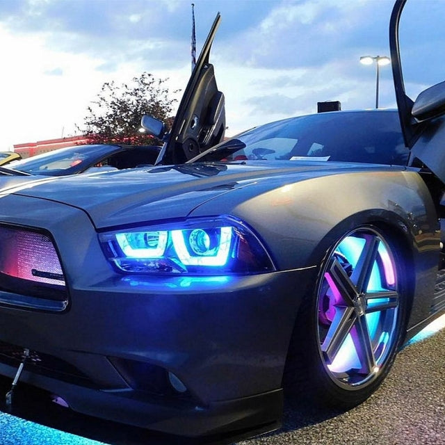 RGB Flow Series LED Galaxy Wheel Ring Lighting Kit image 0