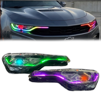2019 - 24 Camaro Prebuilt RGB Flow Headlights image