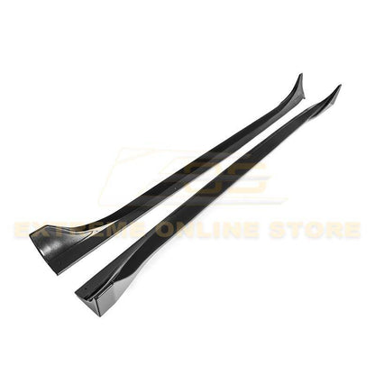 2017 - 24 Tesla Model 3 Gloss Black Performance Side Skirts