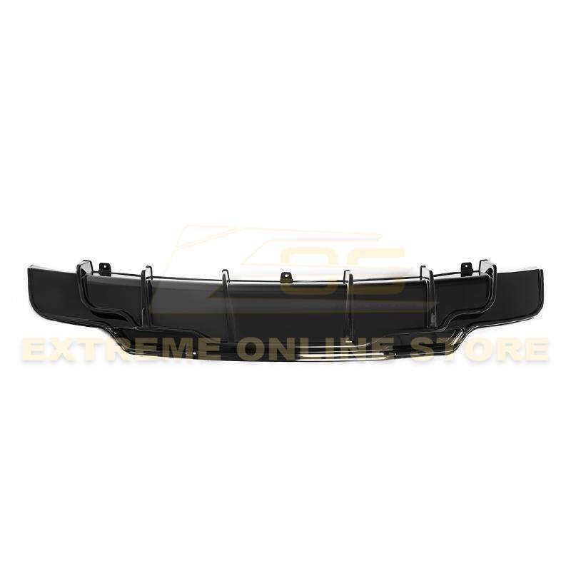 2017 - 24 Tesla Model 3 Gloss Black Rear Bumper Diffuser