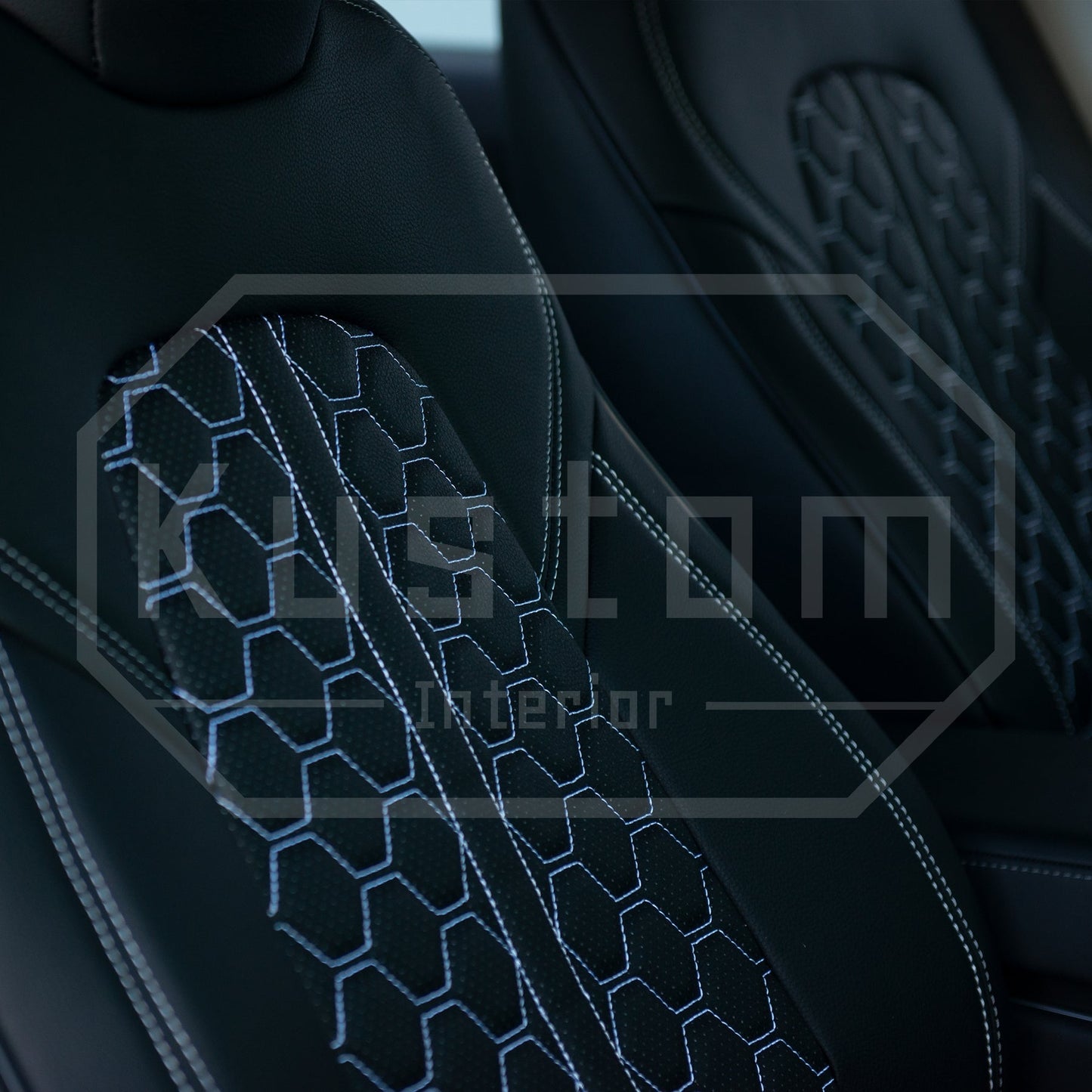 2017 - 23 Tesla Model 3 Custom Leather Seat Covers