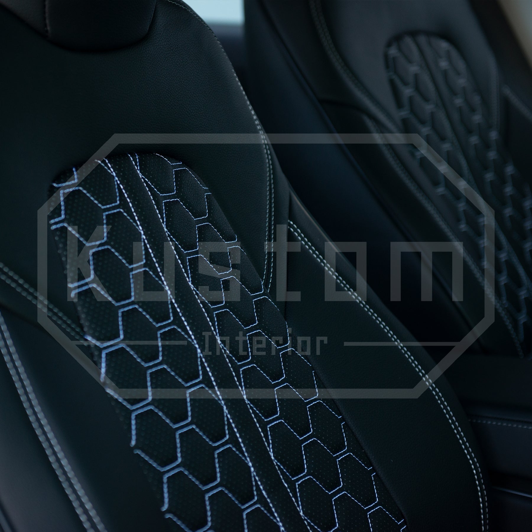 2017 - 23 Tesla Model 3 Custom Leather Seat Covers