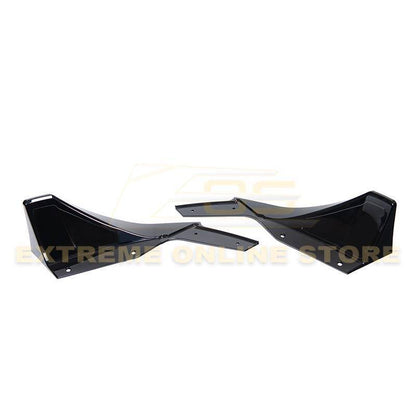 2017 - 24 Tesla Model 3 Gloss Black Rear Bumper Diffuser