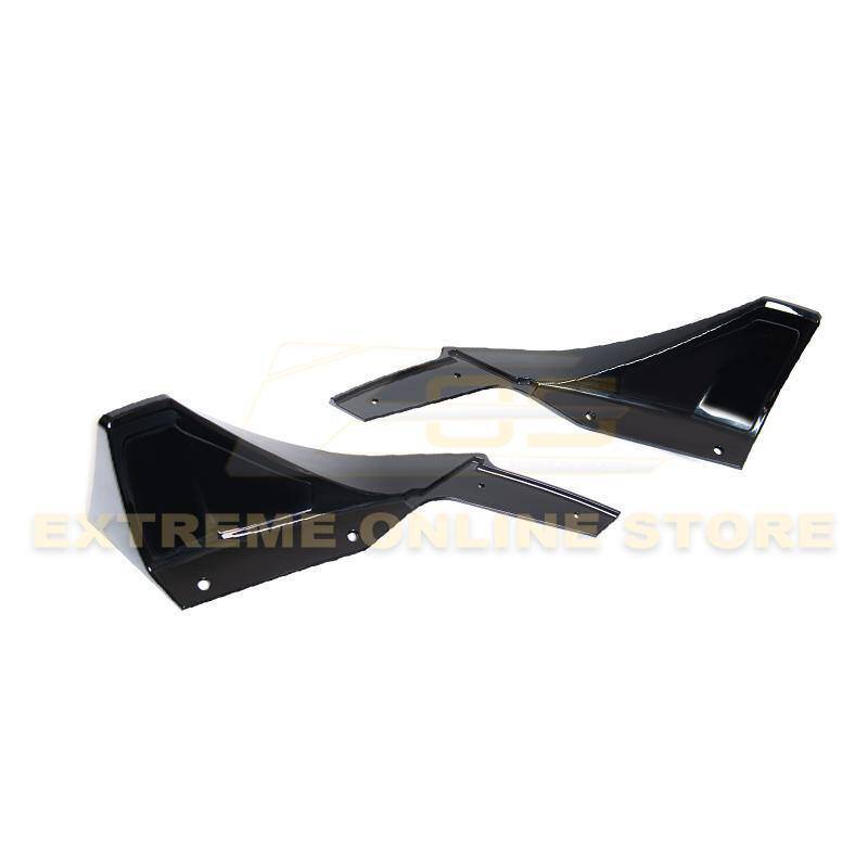 2017 - 24 Tesla Model 3 Gloss Black Rear Bumper Diffuser