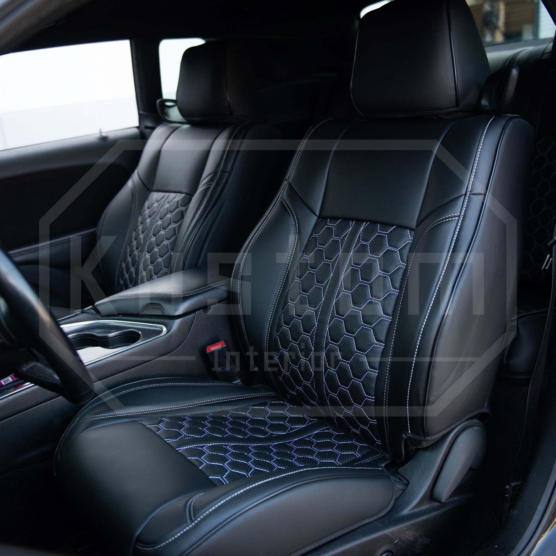 2015 - 23 Dodge Charger Colored Leather Seat Covers