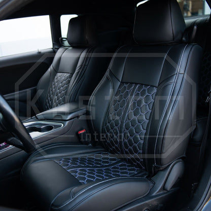 2015 - 23 Dodge Charger Colored Leather Seat Covers
