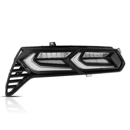 2014-19 C7 Corvette C8 Style RGB Flow Sequential Smoked LED Rear Tail Lights image 3
