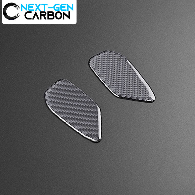 2016 - 24 Camaro Carbon Fiber Inner Door Handle Surround Covers image 3