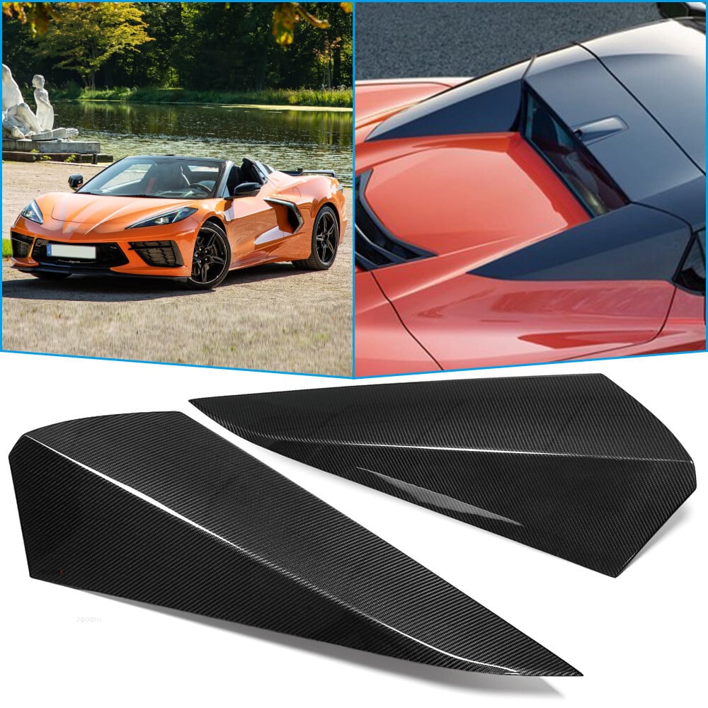 C8 Corvette HTC Rear Carbon Fiber Nacelles Roof Covers
