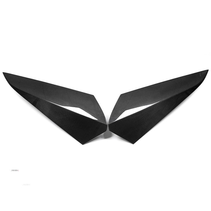 C8 Corvette HTC Rear Carbon Fiber Nacelles Roof Covers