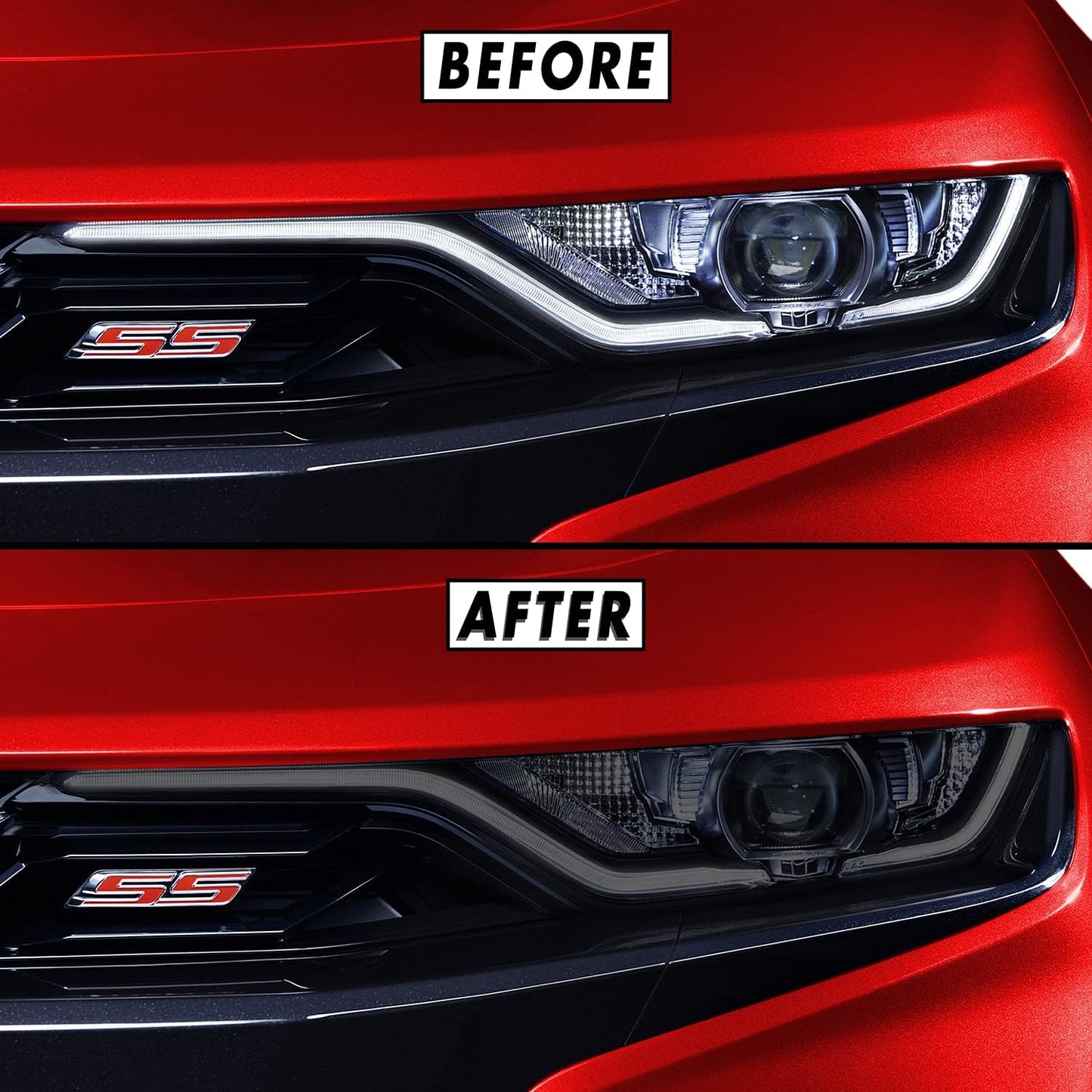 2019 - 24 Camaro Pre Cut Headlight Tint | LS / LT / RS / SS