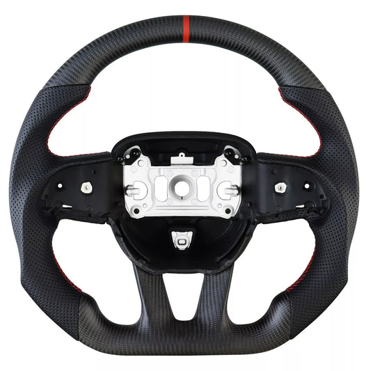 2015 - 24 Dodge Charger / Challenger / Durango / Track Hawk SRT Matte Carbon Fiber Steering Wheel (Bare)