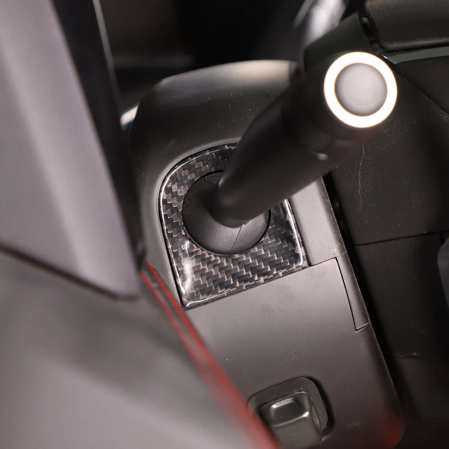 C8 Corvette Carbon Fiber Steering Wheel Lever Trim Covers | Next-Gen Carbon
