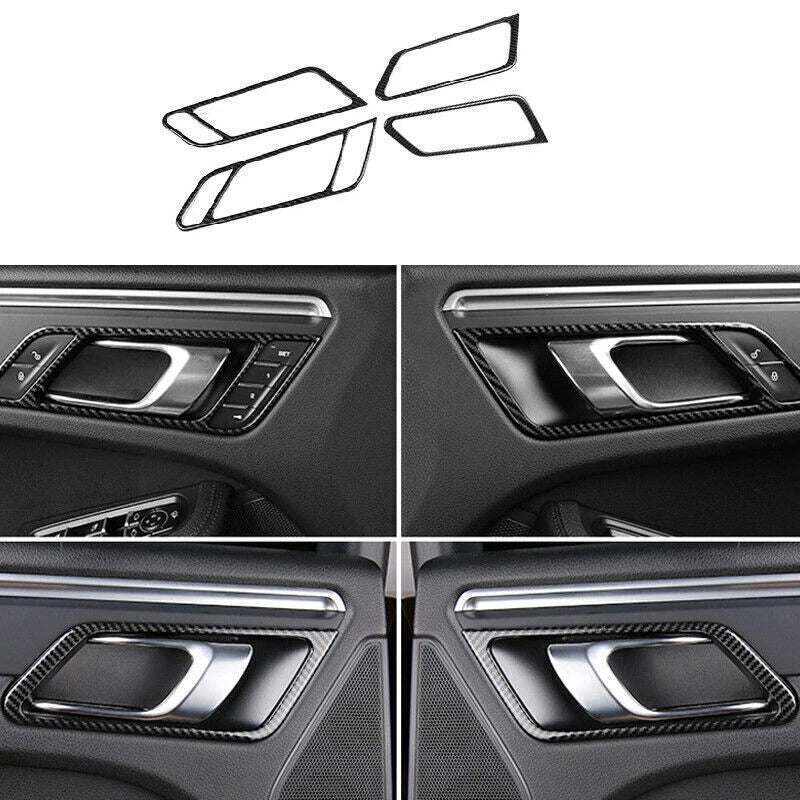 2014 - 21 Porsche Macan Carbon Fiber Interior Door Handle Trim