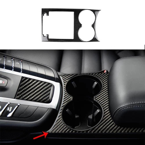 2014 - 21 Porsche Macan Interior Carbon Fiber Cup Holder Trim