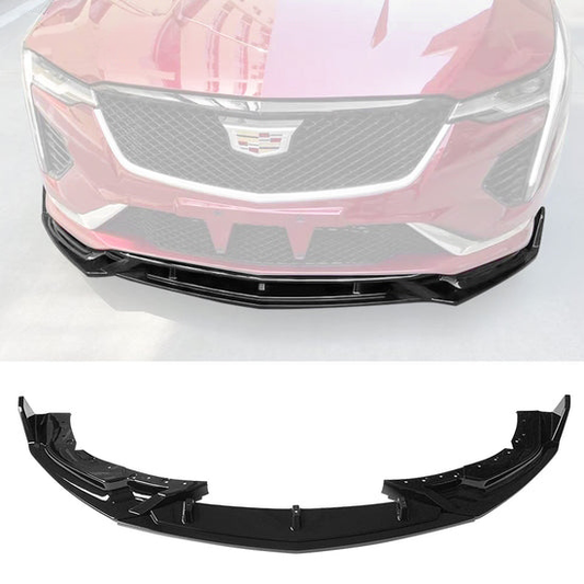 2020 - 22 Cadillac CT4 Front Bumper Splitter Lip | Matte / Gloss / Carbon Fiber