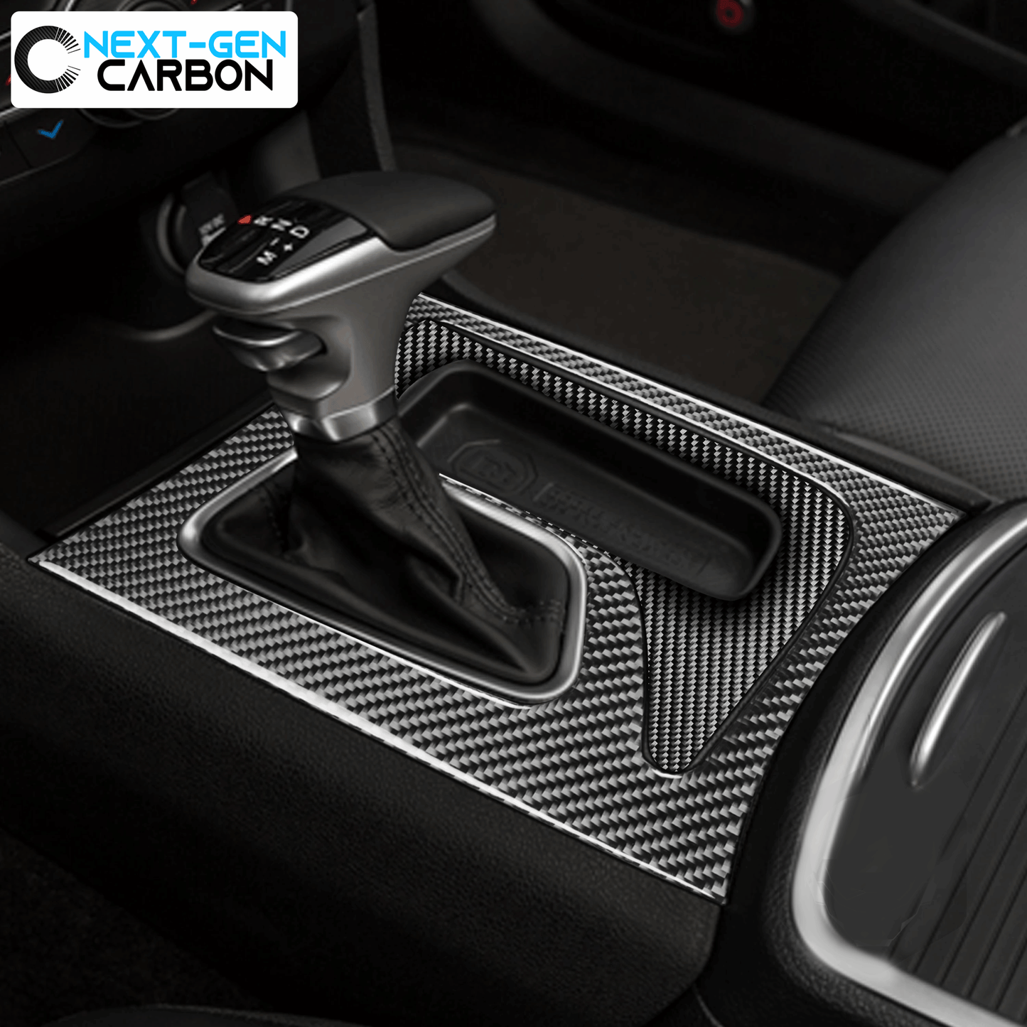 2015 - 24 Dodge Charger Carbon Fiber Gearshift Insert Overlay | Next-Gen Carbon