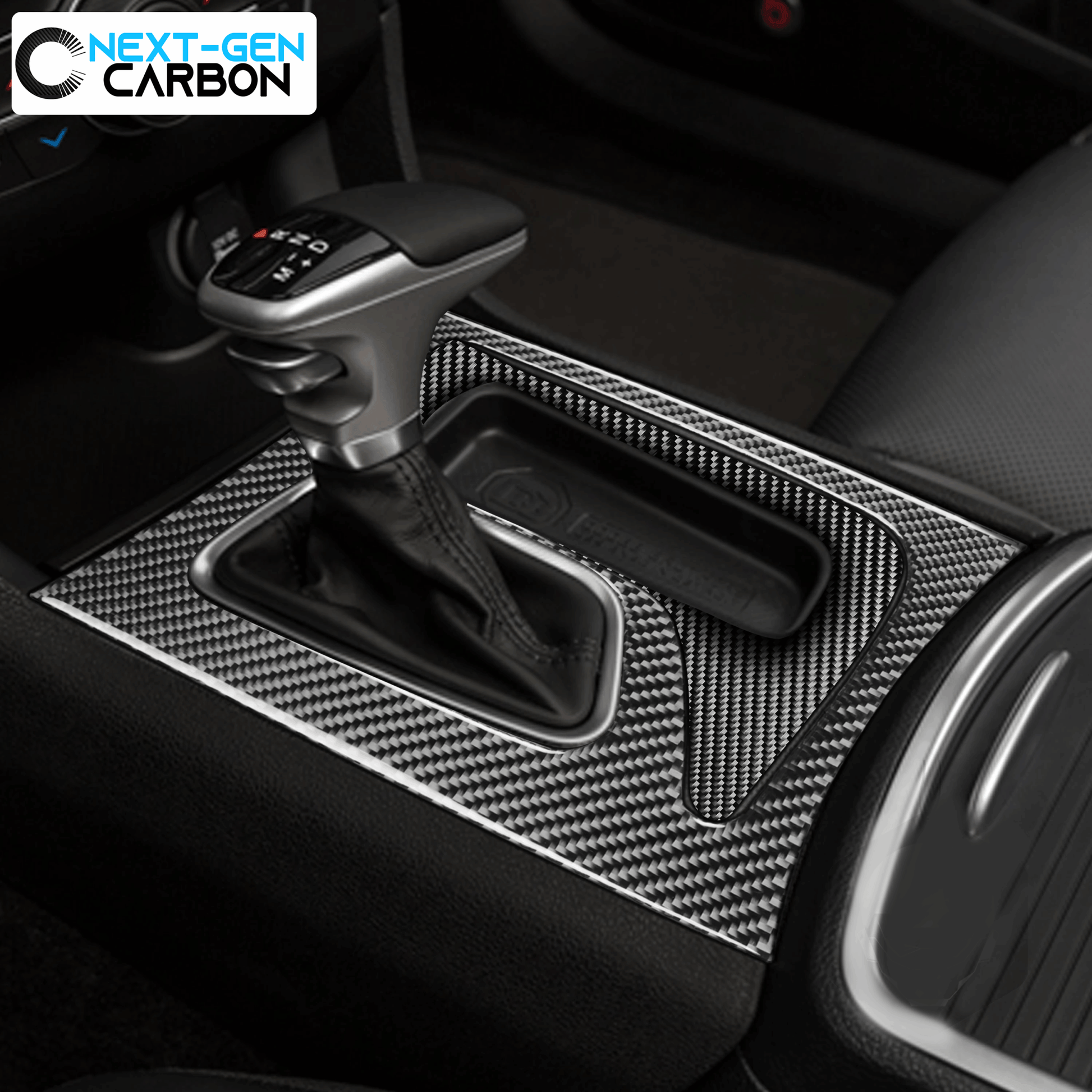 2015 - 24 Dodge Charger Carbon Fiber Gearshift Insert Overlay | Next-Gen Carbon