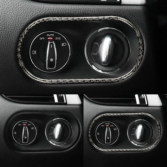 2014 - 21 Porsche Macan Carbon Fiber Interior Headlight Switch Trim