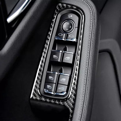 2014 - 21 Porsche Macan Carbon Fiber Interior Window Switch Panel Trim