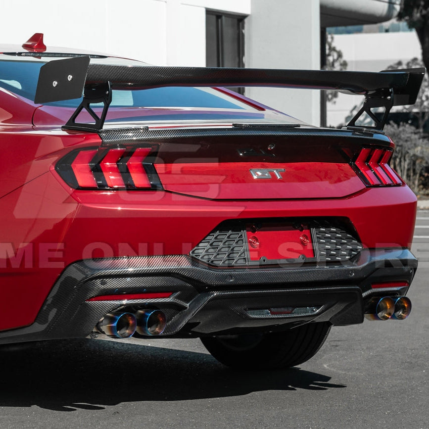 2024+ Mustang GT S650 Muffler Delete Axel Back Quad Tips Exhaust
