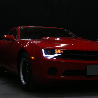 2010 - 13 Camaro Spec-D LED Tube Projector Headlights