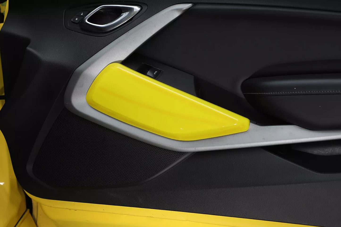 2016 - 24 Camaro ABS Door Knee Bolster Trim Kit | Carbon, Red, Blue, Yellow