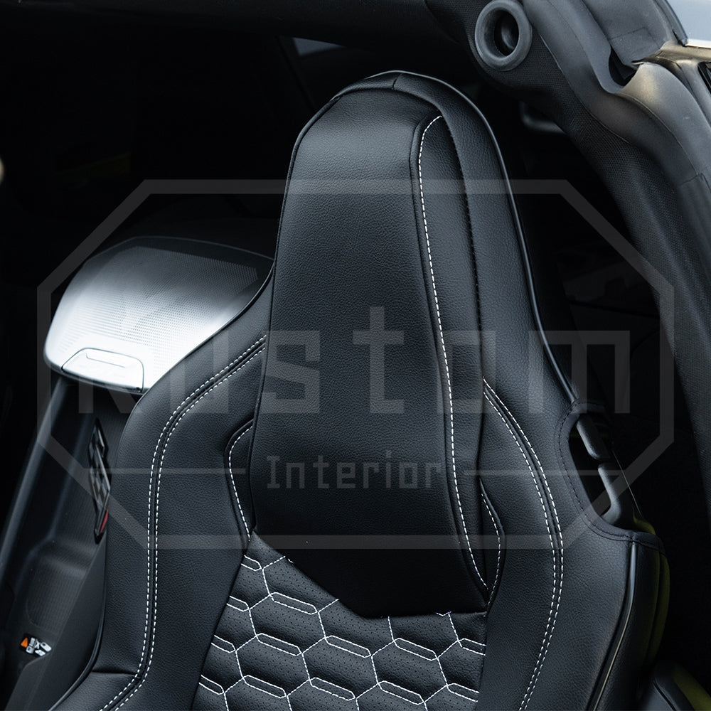 C8 Corvette GT1 Custom Leather Seat Covers