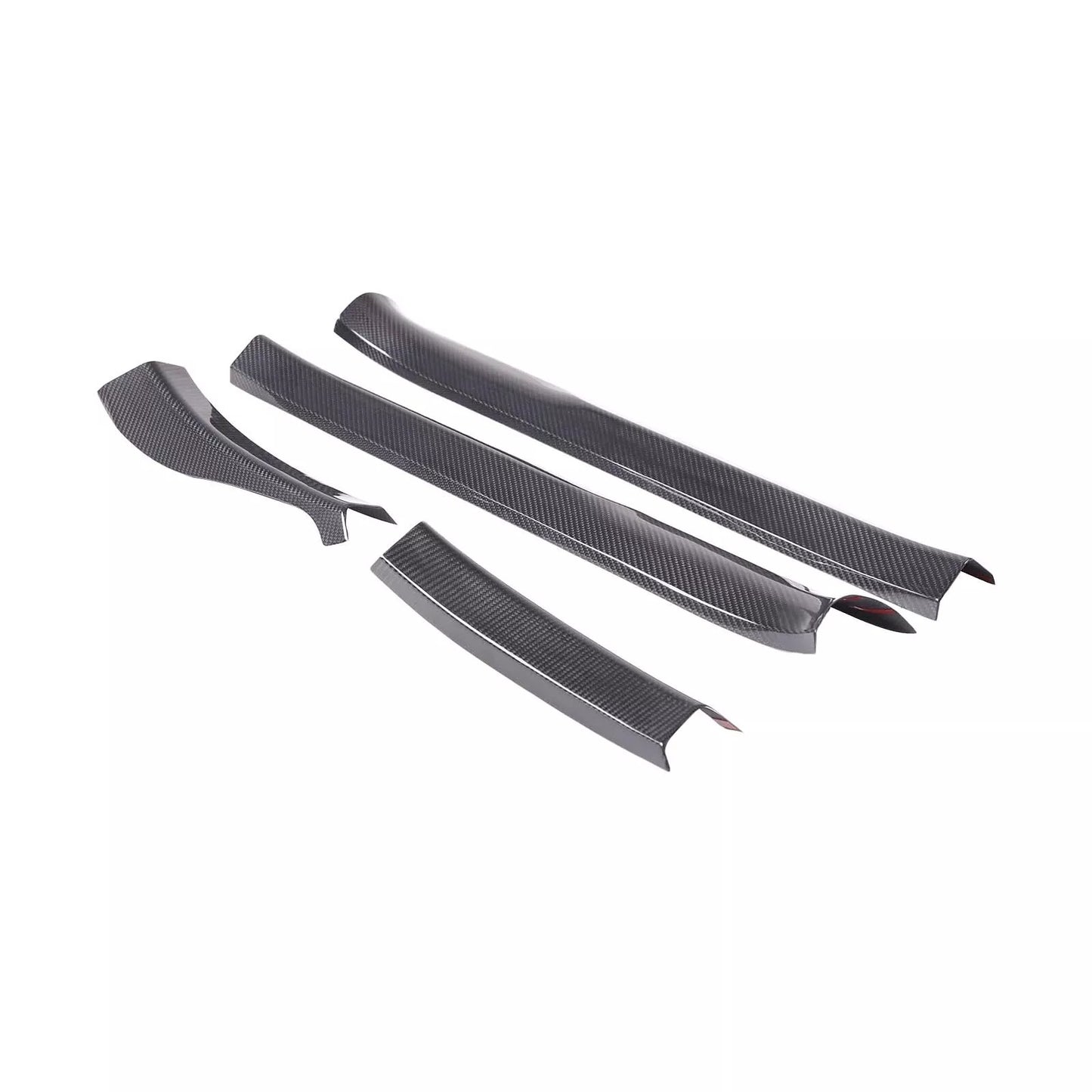 C8 Corvette Carbon Fiber Full Interior Door Entry Covers