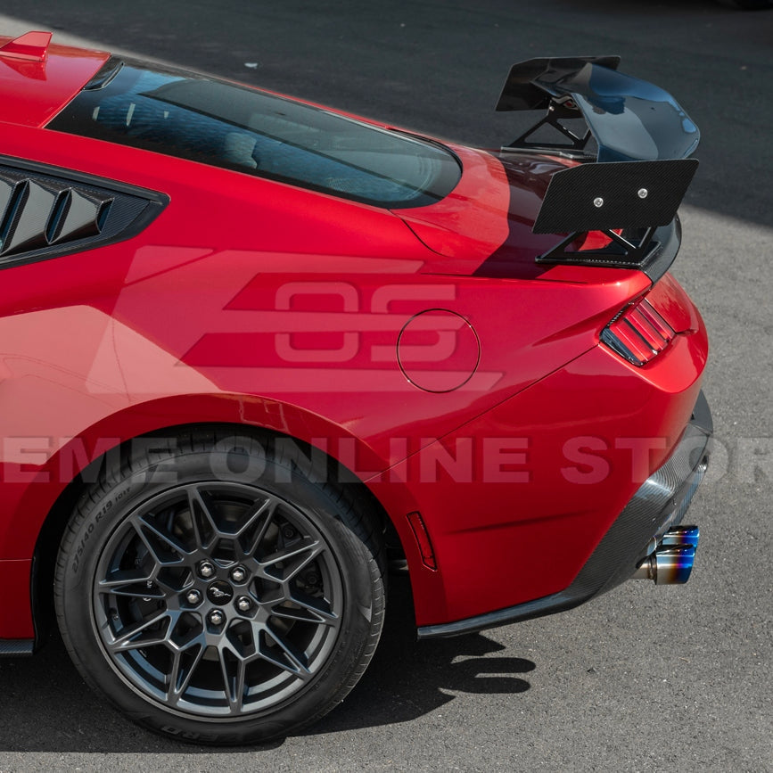 2024+ Mustang GT S650 Muffler Delete Axel Back Quad Tips Exhaust