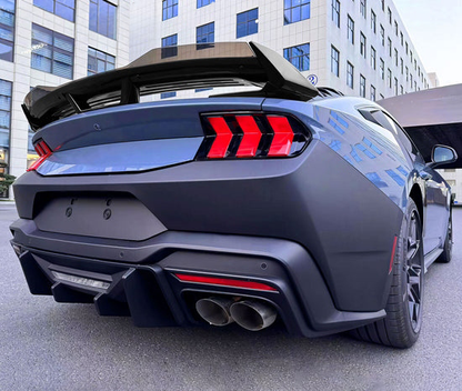 2024+ Mustang 650 Coupe Dark Horse Gloss Black High Wing