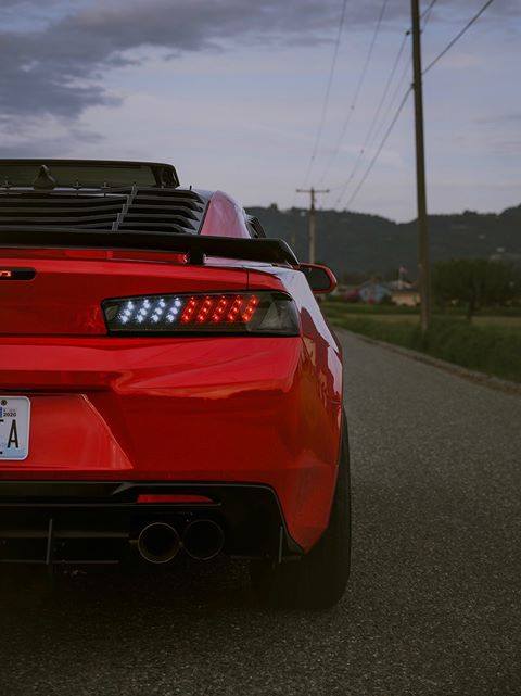 2016 - 18 Camaro Spec-D Smoked Sequential Tail Lights