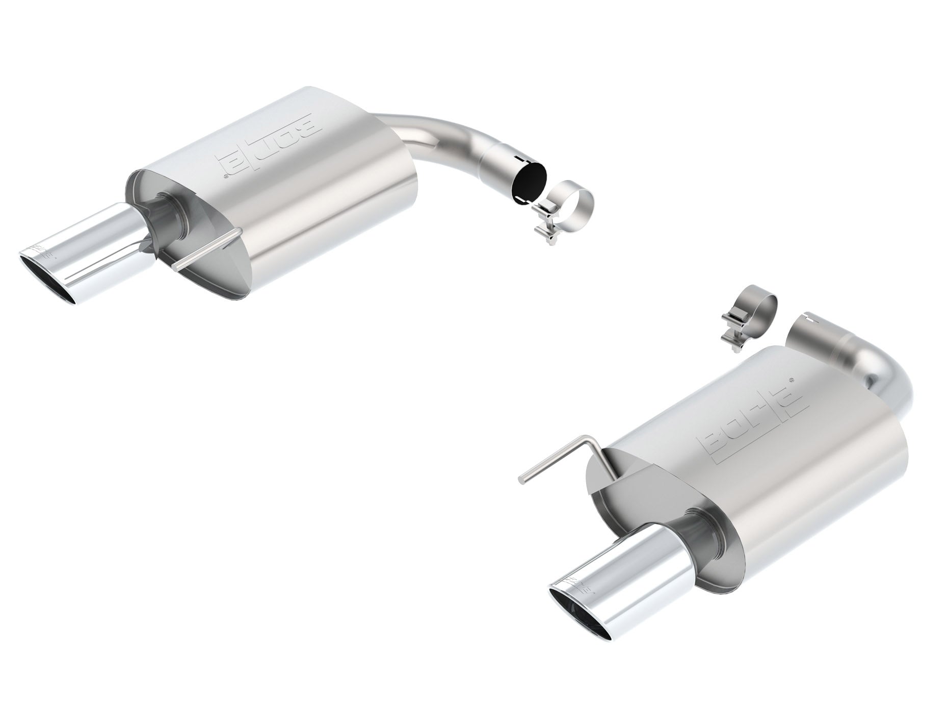 2015 - 2017 Mustang GT Axle-Back Exhaust System S-Type