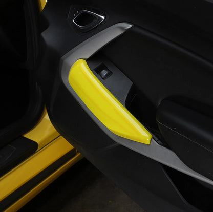 2016 - 24 Camaro ABS Door Knee Bolster Trim Kit | Carbon, Red, Blue, Yellow