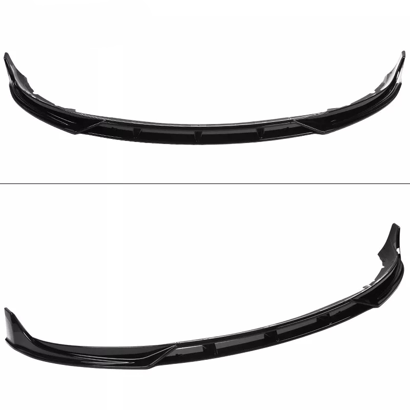 2017 - 23 Model 3 Gloss Black Front Bumper Lip Splitter 4PC