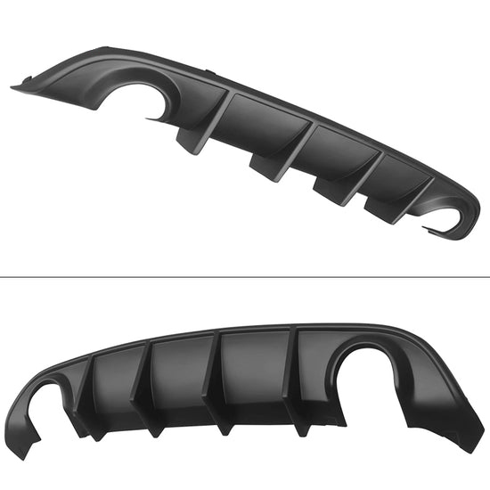 2015 - 24 Charger SRT Rear Diffuser + V2 Style Side Diffuser Extensions | Matte / Carbon