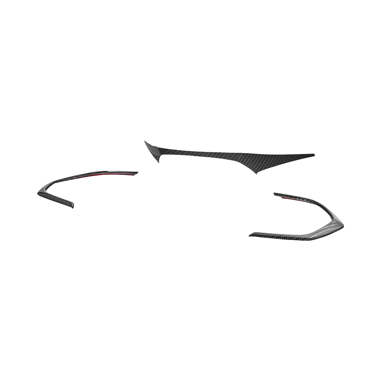 Corvette C7 Dry Carbon Fiber Speedometer Trim Cover Set image 9