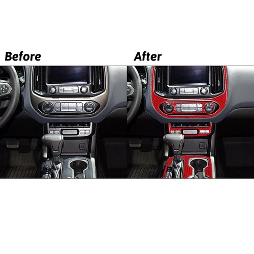 2015 - 20 GMC Canyon / Chevy Colorado Carbon Fiber Gear Shift Overlay | Next-Gen Carbon
