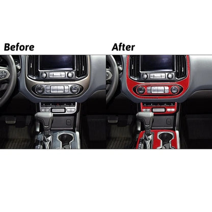 2015 - 20 GMC Canyon / Chevy Colorado Carbon Fiber Gear Shift Overlay | Next-Gen Carbon