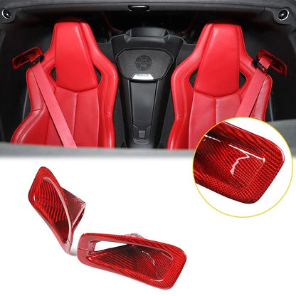 C8 Corvette Real Carbon Fiber Seat Belt Trim Cover | Stingray / Z06