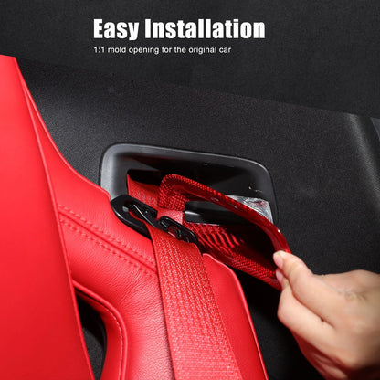 C8 Corvette Real Carbon Fiber Seat Belt Trim Cover | Stingray / Z06