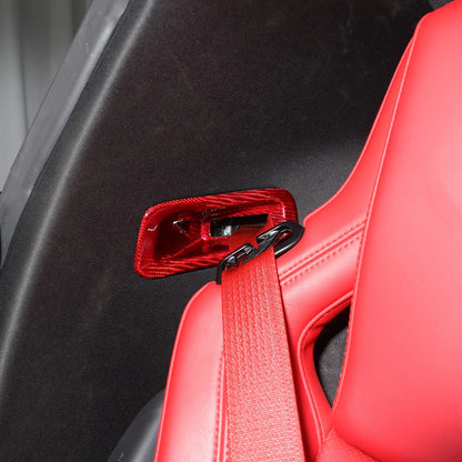 C8 Corvette Real Carbon Fiber Seat Belt Trim Cover | Stingray / Z06